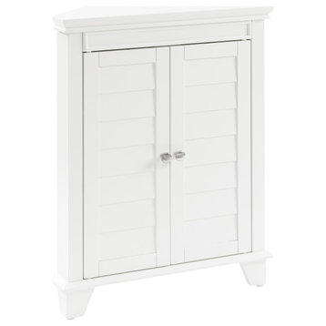 Lydia Corner Cabinet White