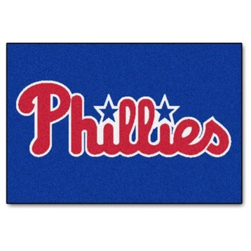 FANMATS MLB Philadelphia Phillies Nylon Face Starter Rug