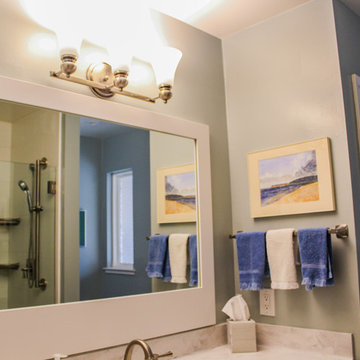 Fun and Relaxing Pleasant Hill Hall and Master Baths