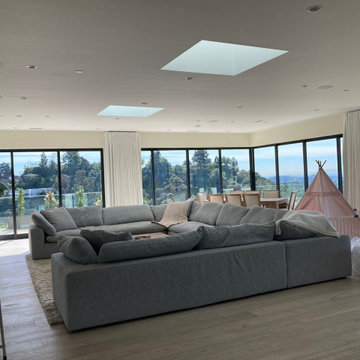 Luxurious Blackout Drapery in Malibu Home