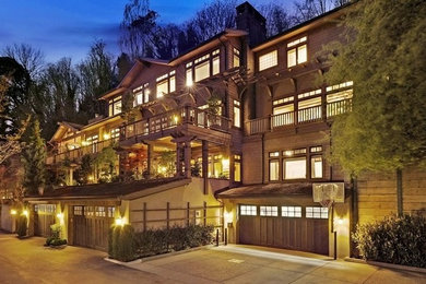Inspiration for an exterior home remodel in Seattle