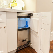 ice maker and wine fridge
