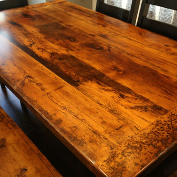 Reclaimed Wood Harvest Tables