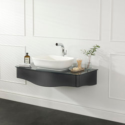 Lavello 114 Volo Glass - Bathroom Vanities And Sink Consoles
