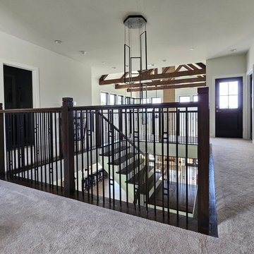 Project #109 | U-Shaped Stairs in Countryside Retreat
