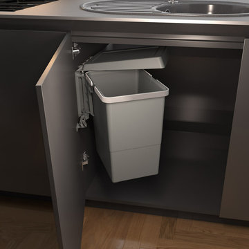 Door-Mounted Trash Cans