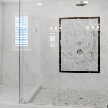 Contemporary Monochromatic Bathroom