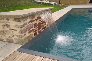Design ideas for a pool in Toulouse.