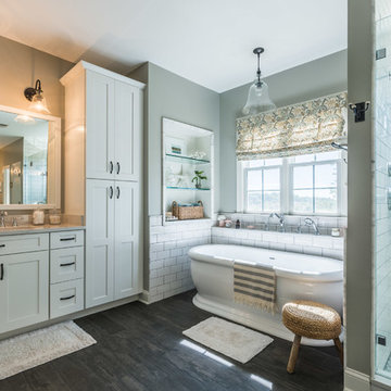 Ravishing Farmhouse Master Bathroom Renovation in Purcellville, VA
