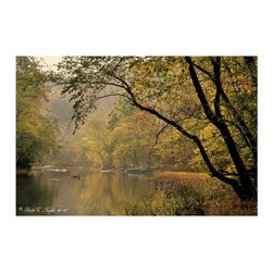 Autumn Mist Along Tinicum Creek - Products