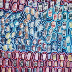 Mina Mina Jukurrpa (Mina Mina Dreaming) - Ngalipi by Gayle Napangardi Gibson - Artwork