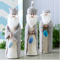 Felt Magi - Set of 3 - New - Holiday Accents And Figurines