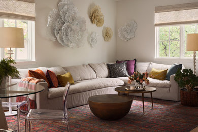 Inspiration for a contemporary living room remodel in Austin