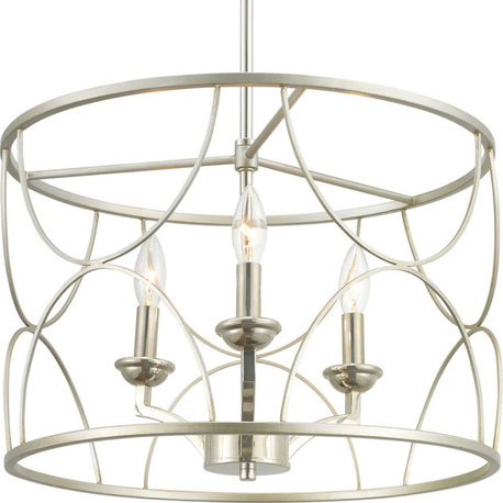 Landree 3-Light Chandelier in Silver Ridge