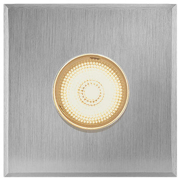 Hinkley Dot Led Small Square Button Light, Stainless Steel