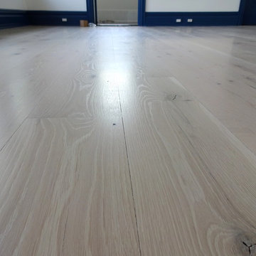 EAST HAMPTON: 8" CHARACTER WHITE OAK WITH 2 COATS BONA WHITE + BONA TRAFFIC HD