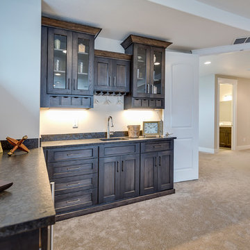 Wet Bar by DeWils Interiors - The Aerius - Two Story Modern American Craftsman