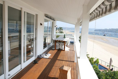 Design ideas for a beach style exterior in Sydney.