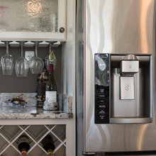Storing wine in kitchen
