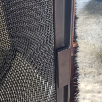 Teton Angle Iron Fireplace Doors