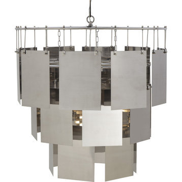 Marilyn Chandelier Polished Stainless Steel