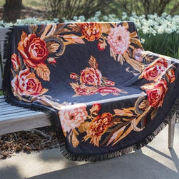 Roses Round Beach Towel - Beach Towels