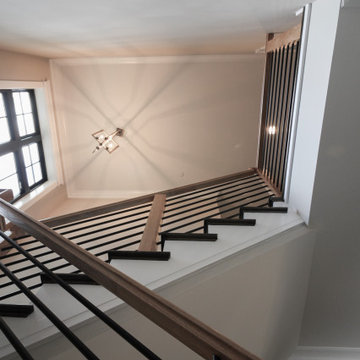 Project #69 | Contemporary Staircase with Horizontal Metal Rods