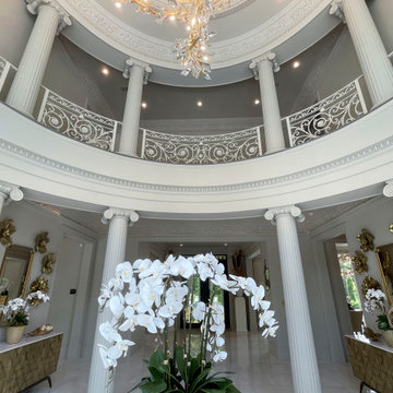 Project #104 | Curved Staircases in French Inspired Mansion