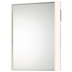 Sonneman - Vanity LED Wide Vertical Mirror Kit With Optical Acrylic Shade - Vanity LED mirror system provides bright and even LED illumination in a compact form that enables mounting flush against a mirror or in a tight alcove.