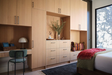 Example of a trendy bedroom design in Austin