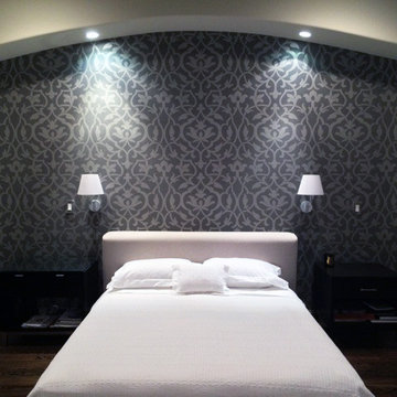 Textured Vinyl with Geometric Pattern