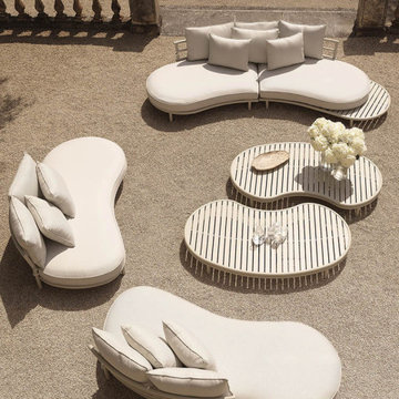 Refined Serenity in Sunlit Tones • Curated Outdoor Living