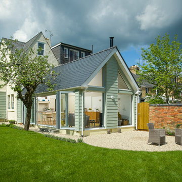 Oxford rear house extension photographed for Studio13 Architect