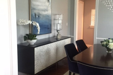 Navy Dining Room