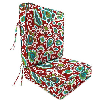 Boxed Edge With Piping Chair Cushion, Multi color