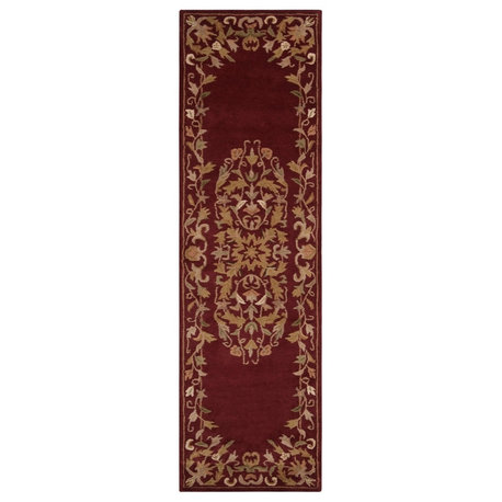 Safavieh Heritage Hg640C Red Area Rug, 2'3" X 12'0"