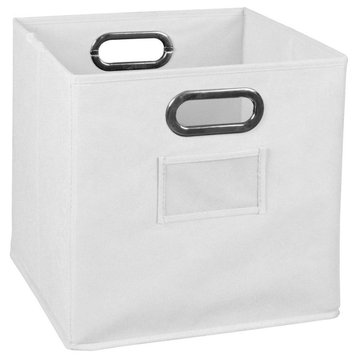 Niche Cubo Foldable Fabric Storage Bin- White