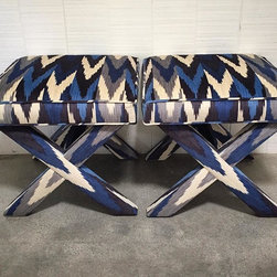 Custom X Benches - Footstools And Ottomans