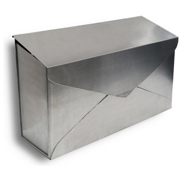 NACH Envelope Wall Mounted Mailbox, Stainless Steel