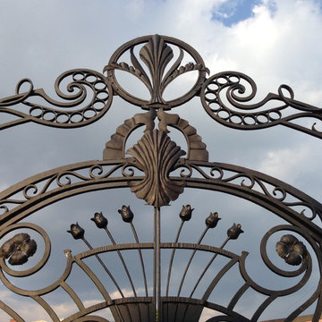 Hand-forged Iron Gate