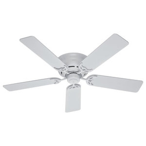 Low Profile Iii 52 In Indoor Ceiling Fan In White