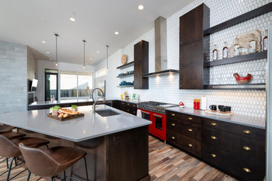 Example of a mountain style kitchen design in Salt Lake City