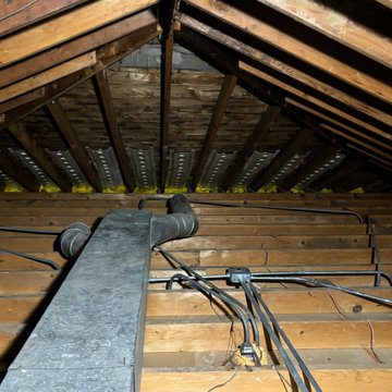 Air sealing and insulation installation