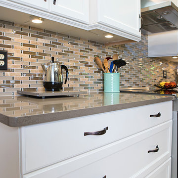 "Dover" Antique White with Sandstone Colourtones