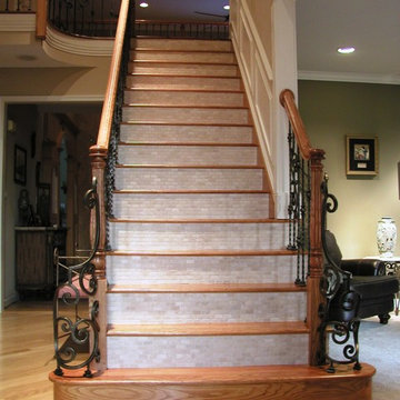 New Rail w/ Tuscan Iron Balusters in Woolwich Twp.