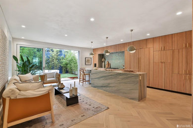 Family room - contemporary family room idea in San Francisco