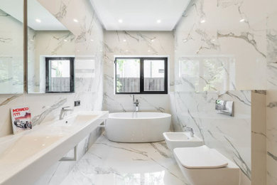 Inspiration for a bathroom remodel in Miami