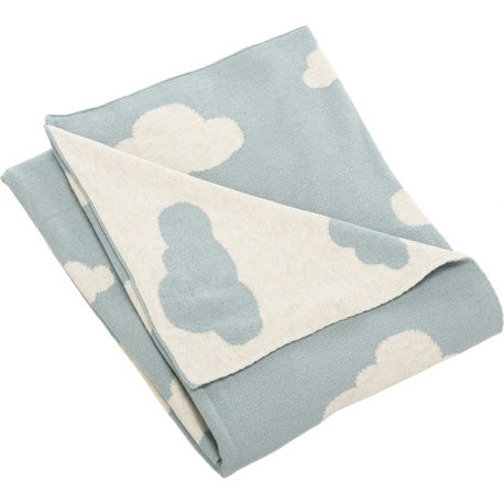 Skye Throw - Blue, White