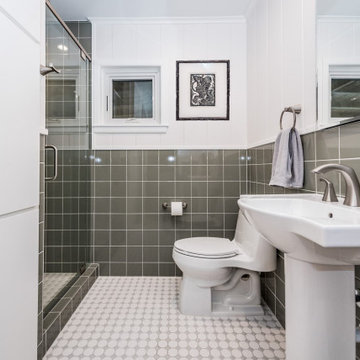 The Retro Green Bathroom