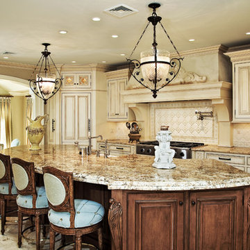 Two Tone Traditional NJ Kitchen Design